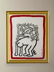 Buy Keith Haring Signed Painting - Fight Aids Worldwide - 1990 • 1,176.52£