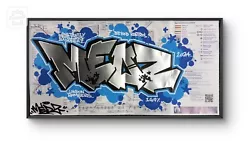 Buy Original Graffiti Art Painting On Tube London Underground Map Rare Signed • 30£