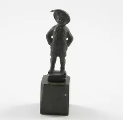 Buy 1900 Small Artist Bronze Boy With Hat • 97.78£