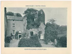 Buy Hawthornden Castle Courtyard Antique Print Picture Old Victorian 1900 BPF#1261 • 2.99£