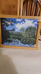 Buy Original Woodland Acrylic Painting On Canvas  • 15£