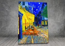 Buy Van Gogh Cafe Terrace At Night Landscape CANVAS PAINTING ART 554 • 6.94£