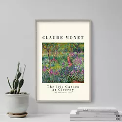 Buy Claude Monet - The Iris Garden At Giverny Gallery (1900) Poster, Print, Painting • 6.50£