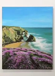Buy Original Acrylic Painting, Beautiful Seascape, Ocean Shore, Landscape • 200.10£