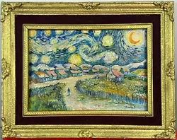 Buy Vincent Van Gogh Dutch (Handmade) Oil On Wood Painting Framed Signed And Stamped • 1,063.12£