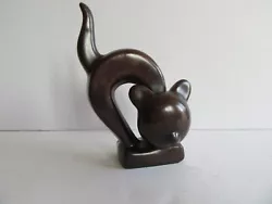 Buy Vintage Cubism Hard Wood Abstract Cat. • 19.99£