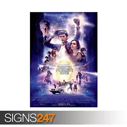 Buy READY PLAYER ONE (ZZ007)  MOVIE POSTER - Photo Picture Poster Print Art A0 To A4 • 0.99£