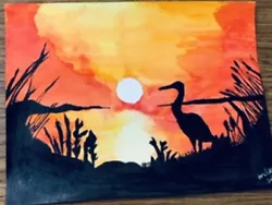 Buy “Sunset Bird”  Painting By A.R. Nelson • 33.07£