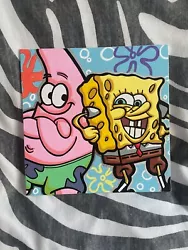 Buy SpongeBob SquarePants - Hand Painted Canvas Panel • 20£
