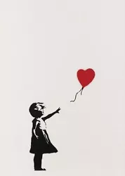 Buy BANKSY Paint Street Art Girl With Baloon Large Poster Print Wall Art Decoration • 3.84£