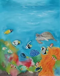 Buy Fish Original Oil Painting • 35£