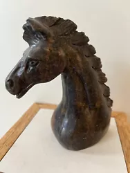 Buy Horse Head- SHONA Carving /SCULPTURE - Hand Made -Ideal Gift • 25.99£
