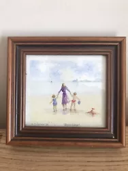 Buy Miniature Original Watercolour Mumbles Margaret C Jones 1991 Beach Theme • 13.56£