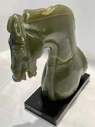Buy Horse Head Sculpture RARE! Heavy! Austin Sculpture V&A 1995 Vintage Jade • 107.82£