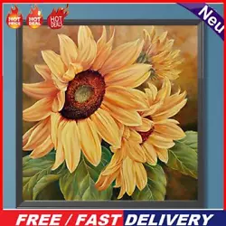 Buy Paint By Numbers Kit DIY Sunflower Oil Art Picture Craft Home Wall Decor(H1326) • 5.97£