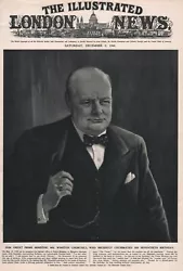 Buy Winston Churchill 1944 & 1925 Two  Original  Large Prints In Good Condition  • 15£