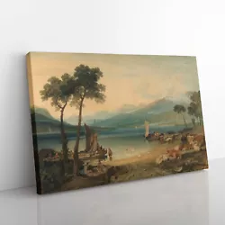 Buy Lake Geneva By Joseph Mallord William Turner Canvas Wall Art Print Framed Decor • 24.95£