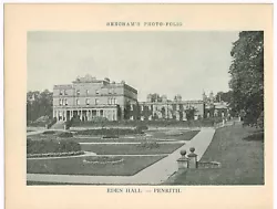 Buy Penrith Eden Hall Cumbria Lake District Antique Print Picture Old 1900 BPF#1046 • 2.99£