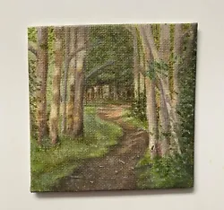 Buy Original Woodland Oil Painting, Hand Painted  • 35£