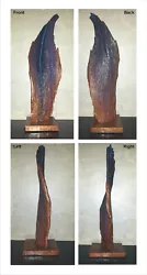 Buy  Torque Wood  Titled - Abstract Driftwood Sculpture - Hand Painted - Clearcoated • 282.27£