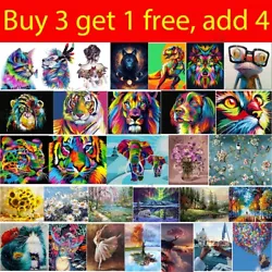 Buy Oil Painting By Numbers Kit Paint On Canvas For Adult Kid Beginner Frameless DIY • 4.06£