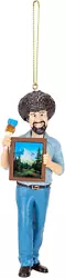 Buy Bob Ross® With Frame Painting Ornament • 19.21£