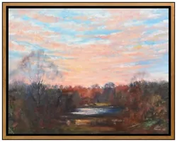 Buy John Carroll Original Oil Painting On Canvas Forest Landscape Signed Art Framed • 2,752.29£
