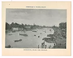 Buy Kingston Upon Thames From The Bridge Antique Print Picture 1900 BPF#1687 • 2.99£