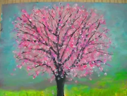 Buy My Recent Painting Of The Cherry Blossom Tree Signed • 25£
