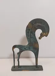Buy Bronze Ancient Greek Horse Sculpture Ornament Wealth Prosperity Mythology Metal • 65.50£