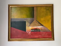 Buy Fireplace #1 - Original Acrylic On Canvas Painting Artist SnTantry NC USA  • 33.17£