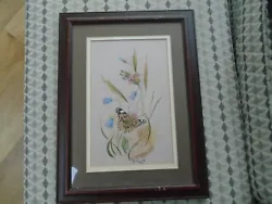Buy Original Signed Watercolour Of Butterflies. James Merriott (b 1941) • 10£