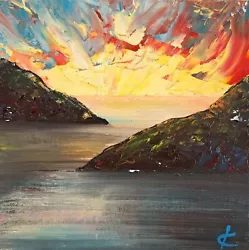 Buy 'Atlantic Sunset'. North West Scotland. John Kelly Art.  • 12£