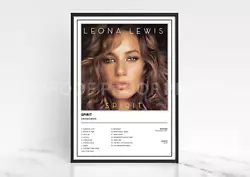 Buy Leona Lewis Spirit Album Single Cover Poster / Music Christmas Gift • 8£