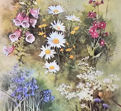 Buy ^. MEADOW FLOWERS. 1980s PRINT OF A PAINTING BY BENINGFIELD • 2.39£