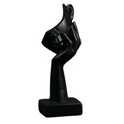 Buy Thinker Statue Half Face Sculpture Abstract Art Figurine Decor For Bookshelf • 14.14£