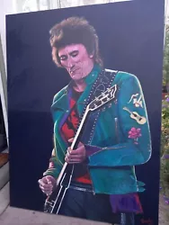 Buy Ronnie Wood Acrylic  Painting On Canvas • 200£