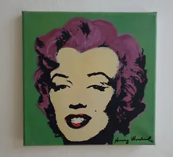 Buy Fine Unique Painting – Marilyn Monroe, Signed Andy Warhol, W COA • 711.55£