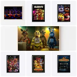 Buy Five Nights At Freddy's Movie Prints Bedroom Poster Gaming Décor A2 A3 A4 8x10 • 10£