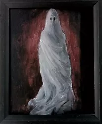 Buy Original Ghost Painting Abstract Thayer Art OOAK Canvas Halloween Not A Print • 33.15£