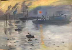 Buy Impression Soleil Levant By Claude Monet Oil On Canvas 1872 Painting • 13,781.16£
