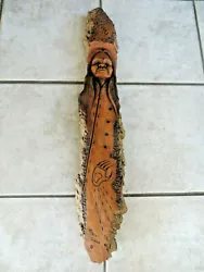 Buy Hand Carved Indian Maiden Forest Tree Spirit Artist Signed By Red Cloud, • 269.32£