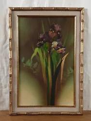 Buy Original Oil Painting, Iris, Ukrainian Artist, Flowers • 112.21£