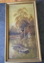 Buy ANTIQUE OIL PAINTING A Morton. Original Painting. For Repair Needs TLC • 14.99£