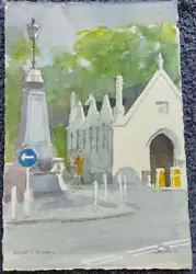 Buy Old Grammar School, Dulwich, John Bastin, Watercolour • 75£