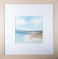 Buy Contemporary Oil - Coastal View With Clouds • 111£