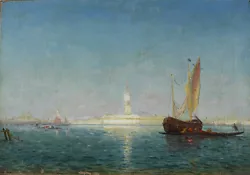 Buy Felix Ziem French 1821-1911 Oil On Canvas Painting Seascape In Venice • 6,429.89£