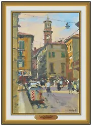 Buy Ken Howard Original Painting On Board Venice Street Cityscape Signed Framed Art • 3,866.66£