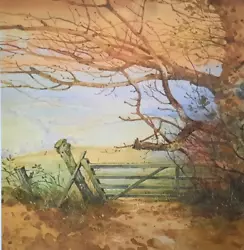 Buy ** Old Tree And Gate ** Print Of A Painting By Beningfield • 2.29£