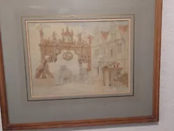 Buy RICHARDSON, C. J. CHARLES JAMES 1806-1871 Original Watercolour White Hart Inn • 400£